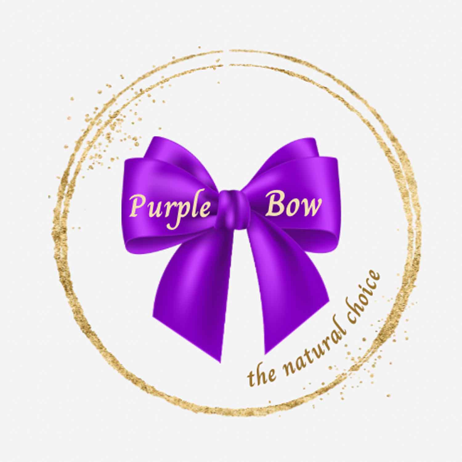 Purple bow cosmetics